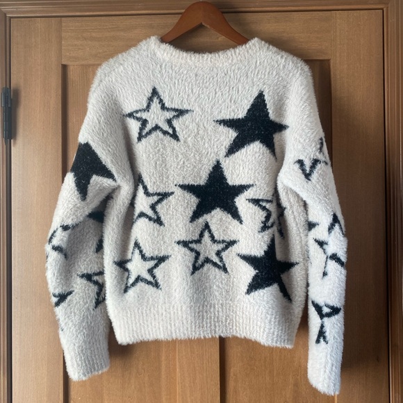 NWOT Pilcro Anthropologie Patterned Eyelash Sweater - Picture 8 of 9